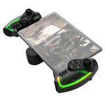 LinkMejor PG-9777S Hall Joystick bluetooth Telescopic Game Controller with RGB Light Dual Motor Vibration for Android iOS Switch PC PS3 Tablet Phone Wireless Gampad