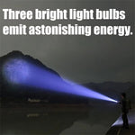 3*LED Powerful EDC Flashlight Portable Mini Clip-on Light USB Rechargeable Pocket-Sized With Clip Design Magnetic Multiple Lighting Modes For Outdoor Hiking