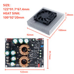 ZK-PW1200 50A High Current Boost Module Non Isolated Power Supply DC 10-30V 1200W Peak 1500W Adjustable Voltage Audio Amplifier