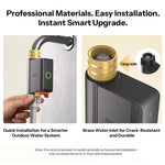 LinkMejor SWV-ZFE Hydro Series Hydro ONE Zigbee3.0 Smart Water Valve with Flow Meter SWV Dual Communication Modes Water Data Insights