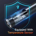 5 inch 8mm Handheld Inspection Borescope Endoscope 1080P Dual Lens 360 Degree Rotation Endoscope Camera