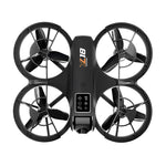 LinkMejor YL18 WiFi FPV with 4.3inch LCD Screen Controller HD Dual Camera Electrically Adjustable Optical Flow Hover Circle Protection LED Brushless 2.4G 4CH 6-Axis Remote Control Toys RC Drone Quadcopter RTF