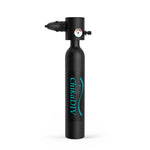 [US Direct] CHIKADIV C300 0.5L Mini Scuba Tank Set Black Refillable Air Tank Oxygen Cylinder Underwater Diving Gear Portable Snorkeling Equipment