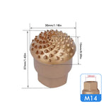 M14 Arc-shaped Woodworking Grinding Head Wood Grinding Disc 30mm 50mm 70mm For 115/125 Angle Grinder Wood Polishing Tool