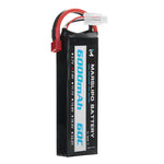 LinkMejor 7.4V 6000mAh 60C 2S Lipo Battery T Plug with XT60 Adapter for RC Model