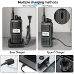 LinkMejor UV88 GPS Multiband Radio Walkie Talkie 1024 Channels IP67 Waterproof Type-C Charging CB SSB HF FM SW MW LW Amateur Ham Two Way Radio