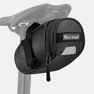 WEST BIKING Bicycle Bag Mountain Road Bike Can Hang Taillight Storage Bag Storage Bag Water Repellent Saddle Bag