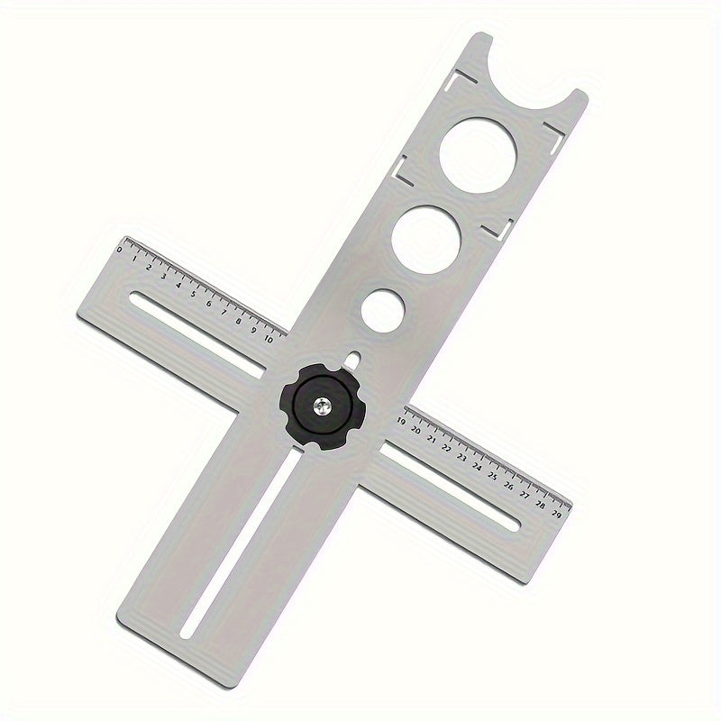 Adjustable hole positioning ruler 360 Degree Drilling Hole ile Marble Glass Ceramic Floor Tools Hole Opener Locator