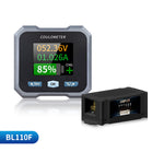 LinkMejor Waterproof Coulomb Meter Battery Capacity Voltmeter Bluetooth Monitor Compact High Accurate Ready-to-Use for Electric Vehicles Motorcycles RVs