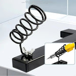 Adjustable 360 Degree Rotation PCB Holder Soldering Iron Stand Spring Loaded Clamps Lightweight Non Slip Rubber Feet Electronic Assembly Tool