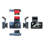 HD 4K Front Rear Dual Lens Car Dash Cam Wifi Driving Recorder ADAS GPS Track Car DVR