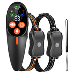 LinkMejor BC901 Remote Dog Training Collar 3300FT Long Range IP67 Waterproof Receiver 3 Modes Beep Vibration Shock Dual Channel Type-C Fast Charging Safety Light