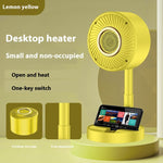 500W Mini Portable Extendable Foldable Heater Quick-Heat Household Heater Mini Small Desktop Heater Stretch Foldable Dormitory Electric Heater