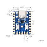 RP2350-Zero Raspberry Pi Dual-core Microcontroller Development Board High Performance Low Power IoT DIY Projects Compatible with Arduinos