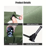 Xmund Outdoor Folding Bed, Portable Tent Bed, Designed with Side Pockets for Small Items, Outdoor Hiking Backpacking Travel Survival Gear For Adults
