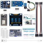 LinkMejor ESP8266 Weather Station Kit with Temperature Humidity Atmosphetic Pressure Light Sensor 0.96 Display for Arduino IDE IoT Starter