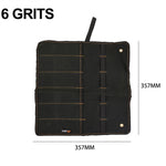 Chisel Carrying Case Canvas Pocket Tool Roll Holder Wrench Pouch Organizer For Knife Hammers Gouges Carpenter