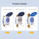 Tuya Smart Zigbe Ultrasonic Water Meter DN15 DN20 DN25 LCD Digital Display Water Flow Consumption Measurement IP68 Protection
