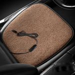 Winter Plush Car Seat Pad Winter Heating Car Seat Cover Heated Cushion 5V 12W Wool Heating Warmer Car Heated Seat Cushion Electric Heating Pad