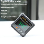 LinkMejor Digital Display Inclinometer 360 Degree Measurement High-Precision Relative Absolute Angle and Slope Units Measurement Automatic Rotating Screen Easy to Operate - Perfect Tool for Efficient Accurate Results