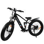 [USA Direct] BAOLUJIE DP2615 48V 12AH 500W Top Speed 25KM/H 26*4.0inch Electric Bicycle 30-40KM Max Mileage 120KG Payload Electric Bike Recommended