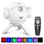 LinkMejor Astronaut Galaxy Projector Lamp 360° Rotating Starry Sky Light with 7 Nebula Effects Remote Control