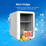 Comfook 4L Mini Refrigerator Cooling & Warming Dual-purpose Low Noise Portable Refrigerator For Car Home Travel