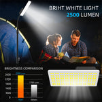160*LEDs 2500LM 1.8m Height Adjustable Tripod Camping Light USB Power Stand Lantern Work Light For Camping Maintain Photography