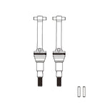 LinkMejor 14304 14303 RC Car Original Parts Drive Shaft Assembly 14410