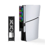 LinkMejor LinkMejor-P5228 for PS5 Pro/PS5 Slim Console Rear Cooling Fan with RGB Light Intelligent Temperature Control Dissipation Fan