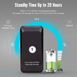 LinkMejor TD157 Restaurant Pager Wireless Calling System 16pcs Coasters Buzzer Beeper Bell Receivers 300m Transmission Rechargeable Battery for Restaurant Bar Cafe Hotel Hospital