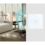 86×86 EU Type Tuya WiFi Smart Panel Switch Remote Phone Control Timing Setting RF433 Support Alexa Google