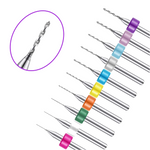 Drillpro 36 Pieces Hand Drill Set Include Pin Vise Hand Drill Mini Drills and 0.5-3.0mm HSS Drills and 0.3-1.2mm PCB Drill for Craft Carving DIY