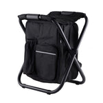 IPRee Outdoor Folding Camping Fishing Chair Stool Portable Backpack Cooler Insulated Picnic Bag Hiking Seat Table Bag Camping Fishing Gear