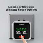 Xiao ATUMAN ST2 Intelligent Socket Tester Compact Low Energy Consumption High Sensitivity for Electrical Socket Wires Verification Wide Voltage Range Convenient to Use