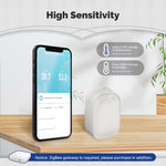 MoesHouse Tuya Zigbe Temperature Humidity Sensor Smart Security Sensor Probe App Remote Control