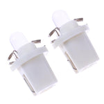 10-Pack T5-B8.5D Single Dome LED Car Light Indicator Light Width Light 5050SMD1 LED Instrument Light Instrument Panel Light High Brightness