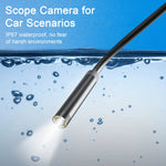 5.5mm HD Car Endoscope Camera 1m/5m/10m Micro 8 LED IP67 Waterproof Industrial Smartphone Camera USB Type C