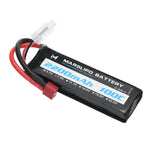 LinkMejor 7.4V 2200mAh 100C 2S Lipo Battery T Plug with XT60 Adapter for RC Models