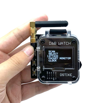 LinkMejor V4 WiFi Deauther & Bad USB Watch ESP8266 & Atmega32u4 Programmable Development Board Attack/Control/Test Tool LOT D