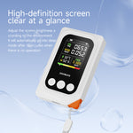 CD52 Portable Air Quality Monitor 5 in 1 Formaldehyde TVOC CO2 Temperature Humidity Rechargeable Compact Device