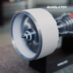 NikolaToy A380 Aircraft Turbofan Engine Model TR900 Creative Desktop Ornaments 23cm / 9in Physics Experiment Science Education Toys
