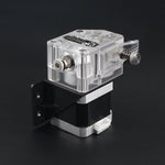 LinkMejor® DDB Extruder Transparent Version Dual Drive Extruder for 3D Printer