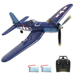 LinkMejor Mini F4U V2 EPP 400mm Wingspan 2.4G 6-Axis Gyro One Key Return Aerobatic Indoor RC Airplane Trainer Fixed Wing BNF/RTF for Beginner