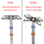 LinkMejor Hooked On Wood Line Master HD38 TrueMark Ruler HD38V Adjustable TrueMark Ruler Hadfield Steel Woodworking Scriber