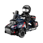 LinkMejor KF35 1:43 RTR 2.4G RWD RC Car Tricycle Motorcycle Full Proportional Control LED Light Drift Remote Control Vehicles Models Toys