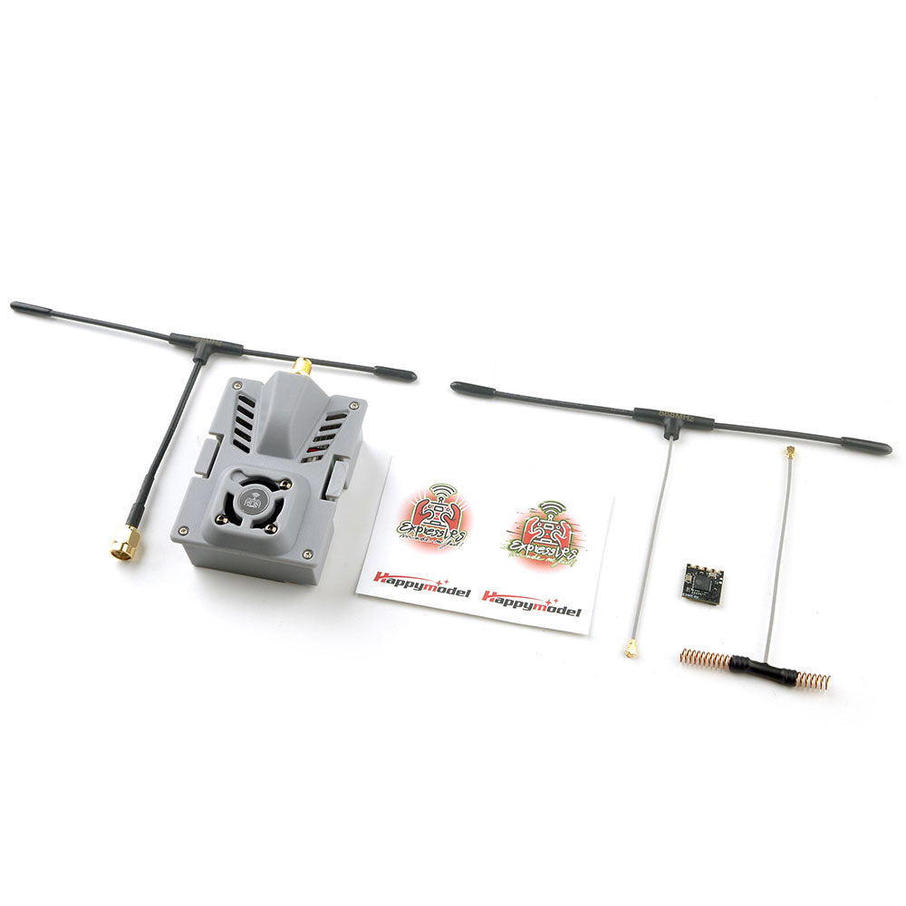 Happymodel ExpressLRS ELRS ES900TX 915MHz Ultra Long Range Transmitter Module and ES900RX 0.6g Receiver for Radiomaster TX16S Jumper T12 T16 T18 Transmitter