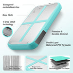 WaveRite 100x60x10cm AirBlock Inflatable Gymnastics Mat Gym Block Tumbling Block Training Block Training Mat Sports Block Gym Block with Pump