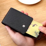 Men Genuine Leather Credit Card Holder Wallet Men Multi Card Slot ID Credit Case Card Case Money Bag Coin Purse Pocket Bag