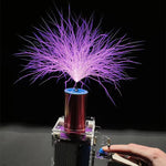 Handheld Tesla Coil PRO High Voltage Arc Generator 9-12.6V Power Compact Design Electromagnetic Shielding Test